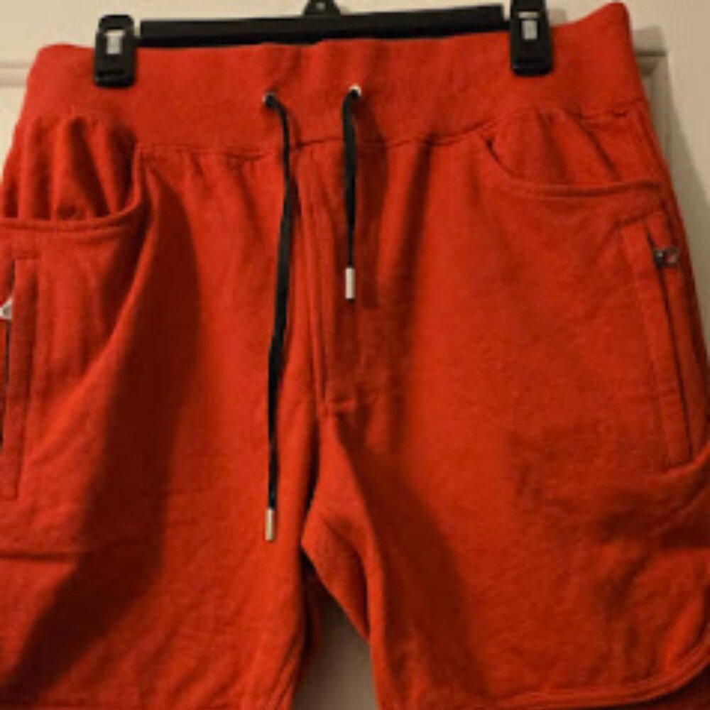 CORDOVA BY DIAMOND RED SHORTS WITH ZIPPERS